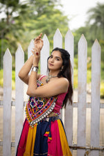 Ethnic Navratri Lehenga Set with Kutchi Mirror Work Blouse – 2025