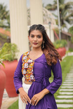 SAHELI STYLE PRESENTS NAVRATRI SPECIAL GAMTHI WORK LEHENGA CHOLI β PURE COTTON