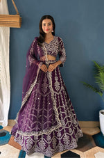 SAHELI STYLE PRESENTS EMBROIDERY SEQUENCE DESING WORK LEHENGHA CHOLI