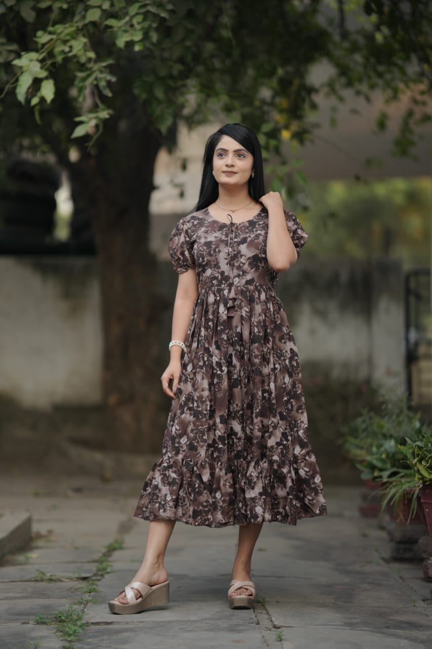 SAHELI STYLE PRESENTS GEORGETTE LONG MAXI DRESS