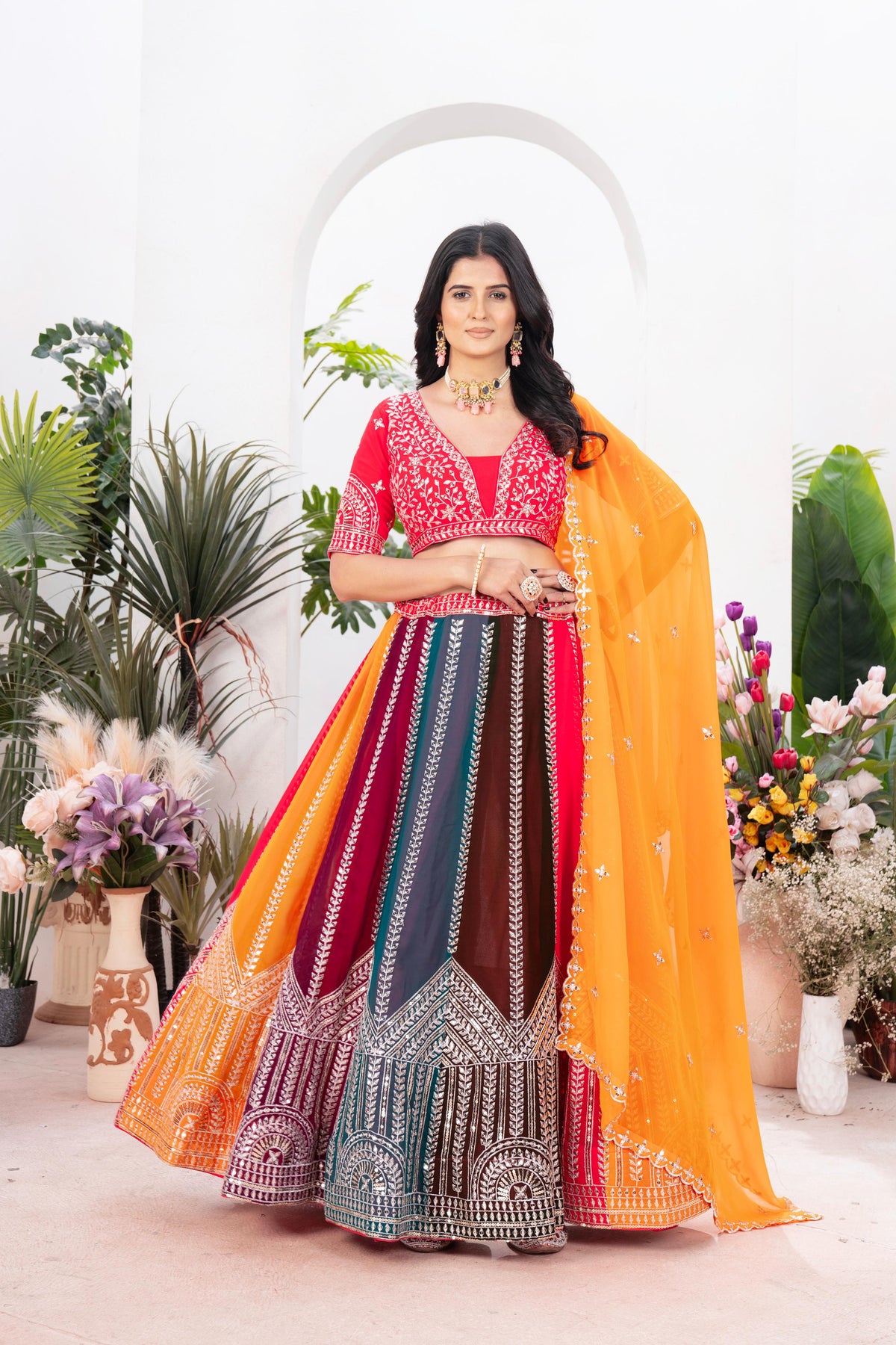 SAHELI STYLE PRESENTS TRENDY WEDDING LEHENGHA CHOLI