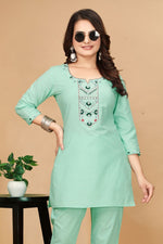 SAHELI STYLE PRESENTS THE PEACH MOST CLASSIC HANDWORK CO-ORD