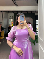 SAHELI STYLE PRSENTS BURBERRY LAVENDER MAXI DRESS