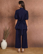 SAHELI STYLE PRSENTS BLUE HAND WORK TRENDY CO-ORD SET