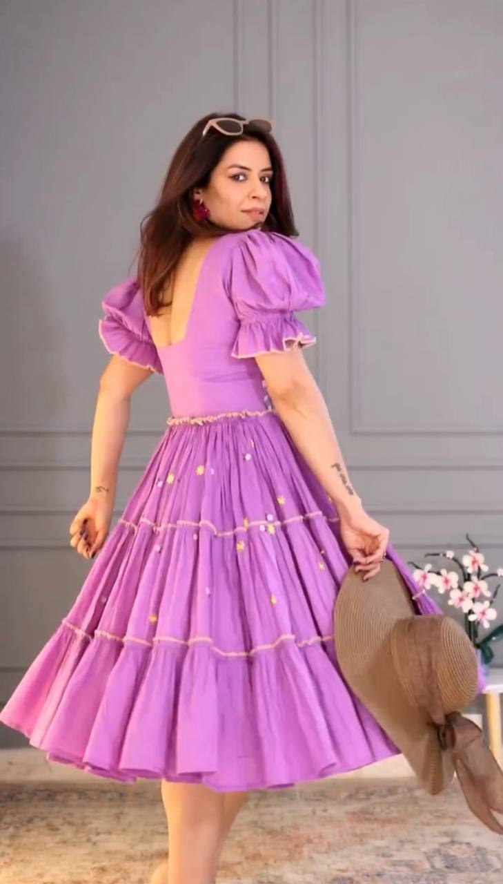 WE ARE LAUNCHING NEW SUPERHIT TRENDING SUMMER COLLECTION TUNIC WITH FULL FLAIR EMBROIDERY WORK ON RAYON FABRIC