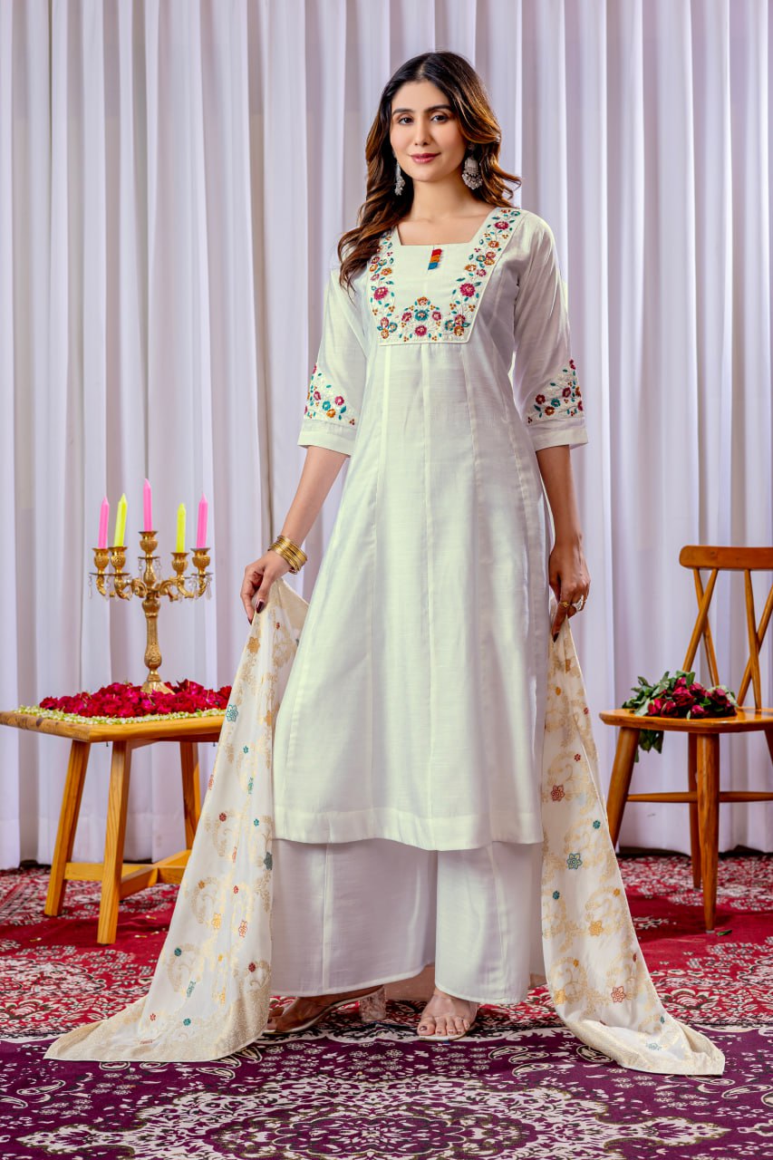 SAHELI STYLE Presents Multi Embroidery Thread,With Hand Work