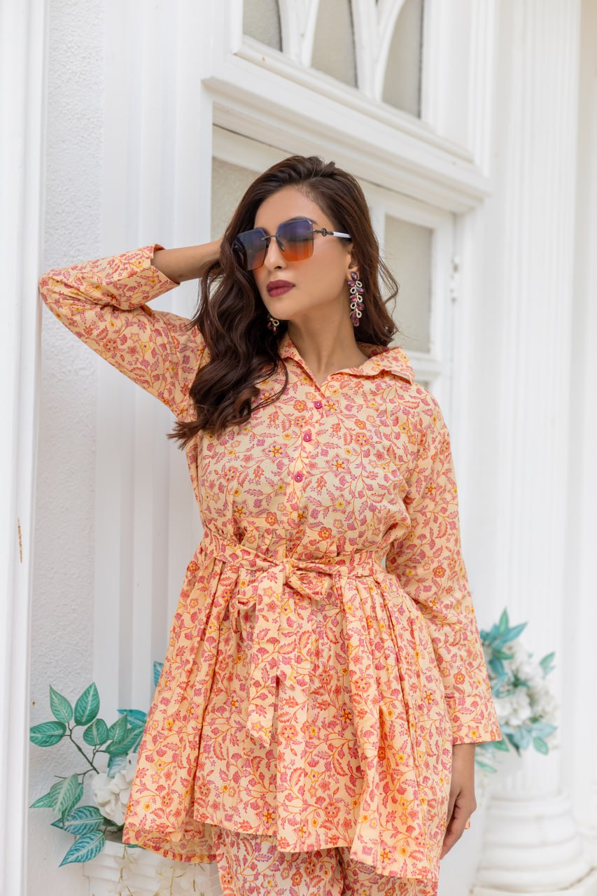 SAHELI STYLEPresents Kurti Pant Co-Ord Set