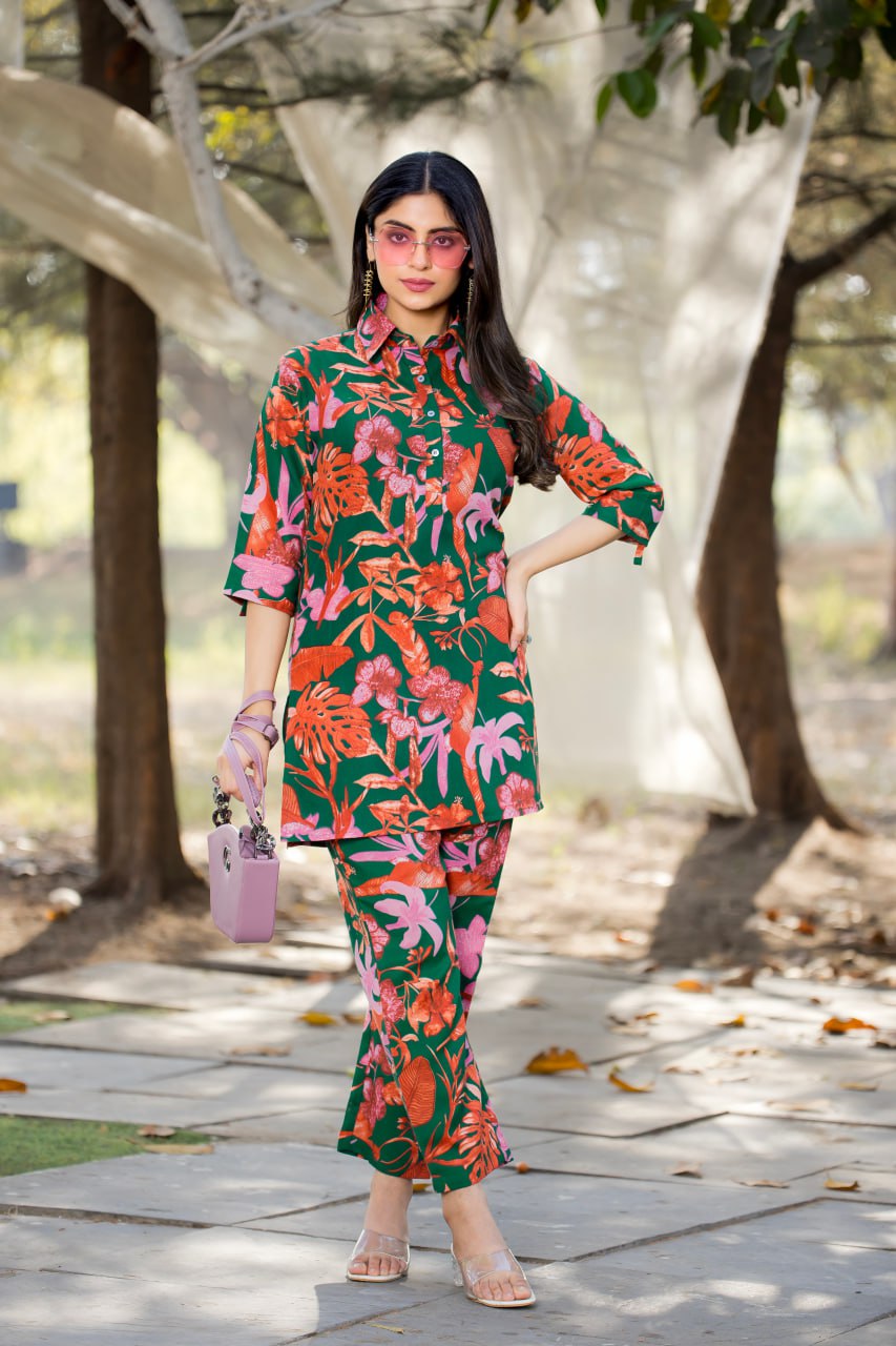SAHELI STYLE Presents Elegant Straight Co-Ord Set