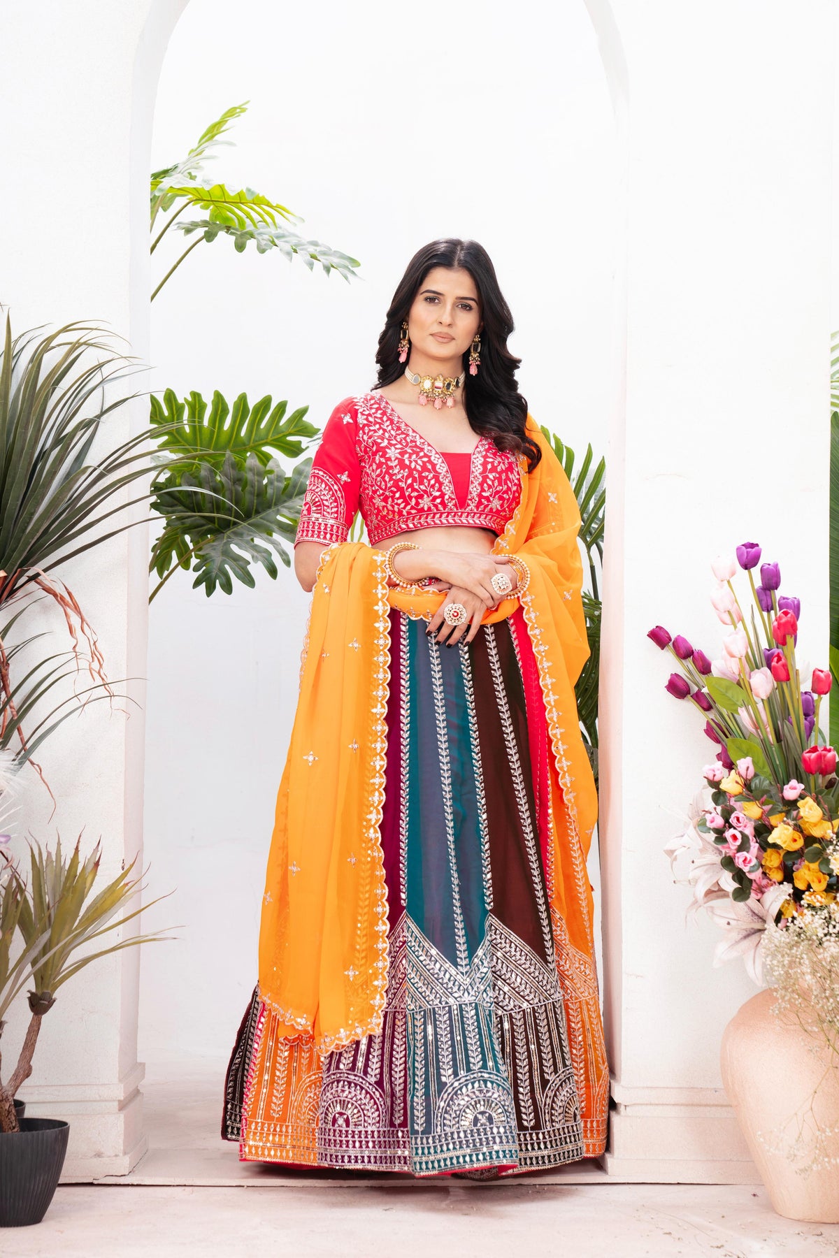 SAHELI STYLE PRESENTS TRENDY WEDDING LEHENGHA CHOLI