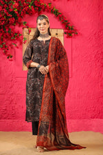 SAHELI STYLE PRESENT POLY COTTON KURTI PANT DUPATTA SET