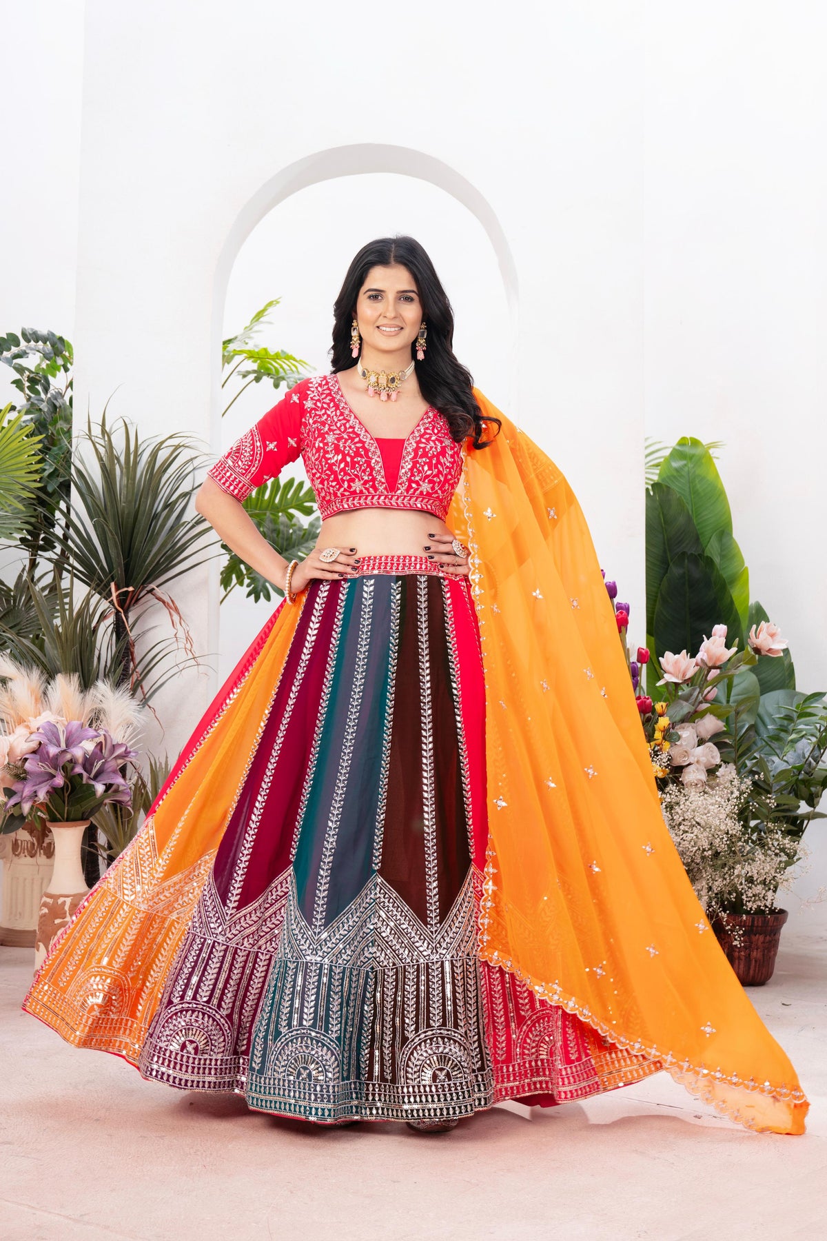 SAHELI STYLE PRESENTS TRENDY WEDDING LEHENGHA CHOLI