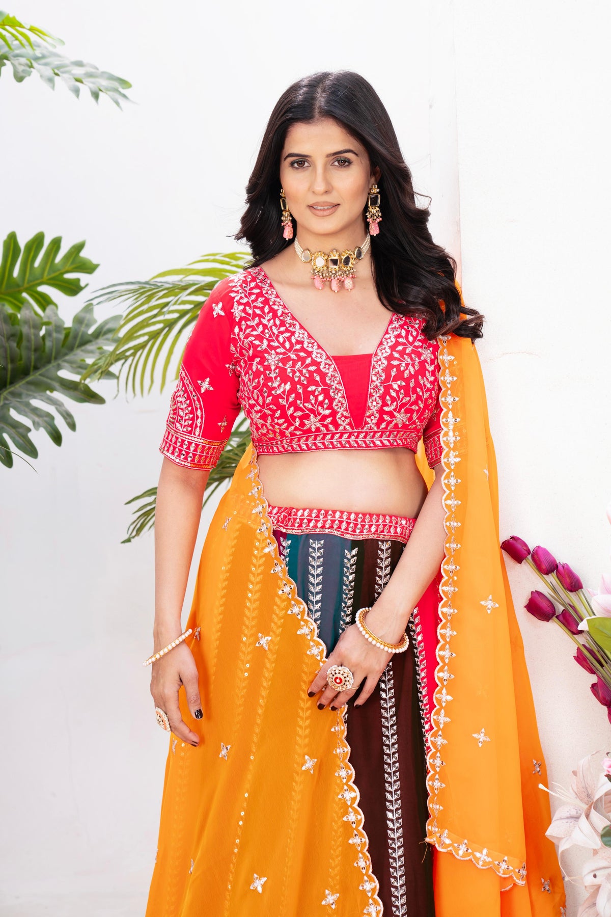 SAHELI STYLE PRESENTS TRENDY WEDDING LEHENGHA CHOLI
