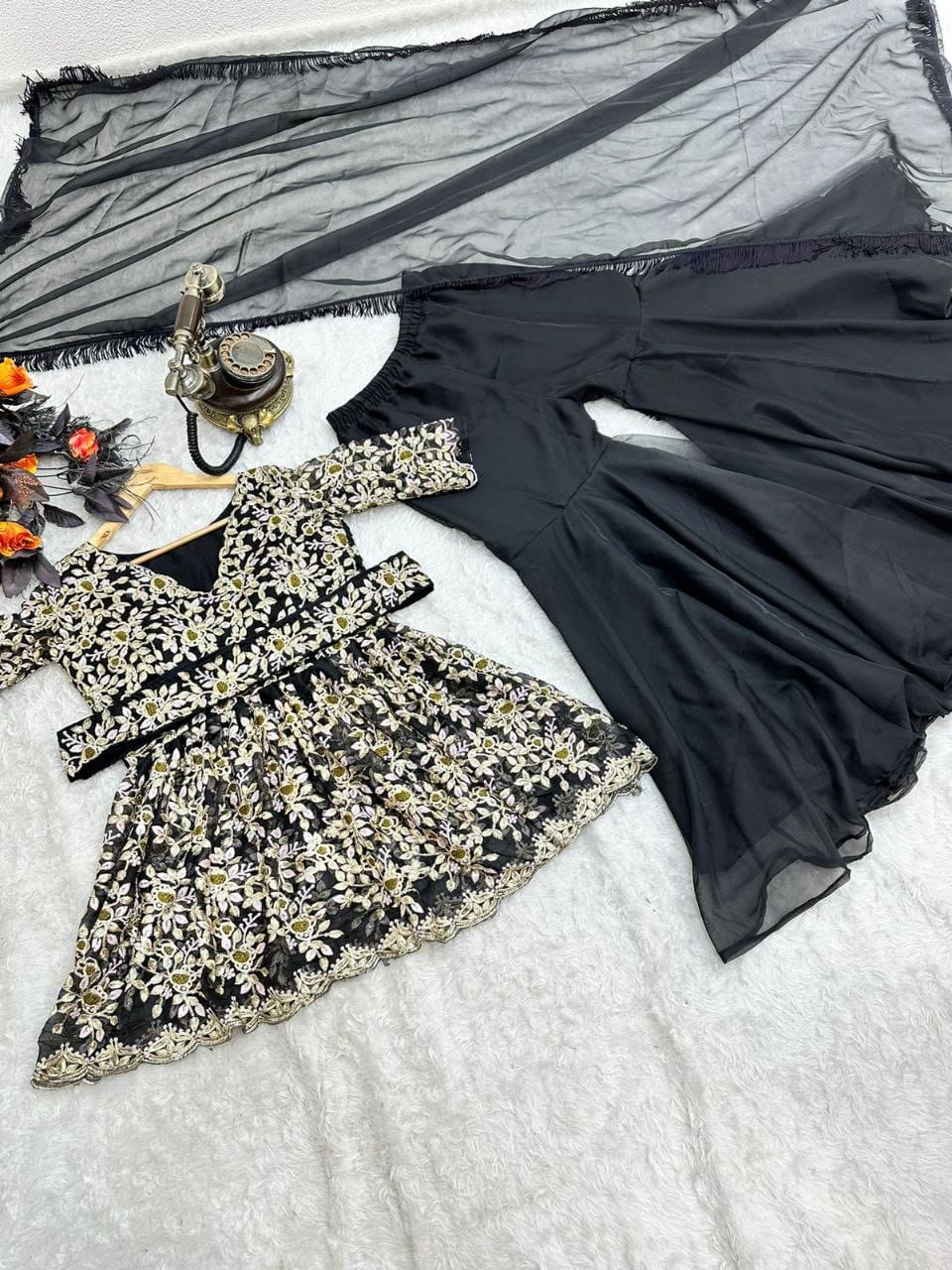 SAHELI STYLE PRESENTS NEW TOP-SHARARA PAIR