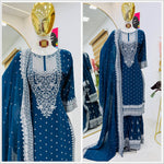 SAHELI STYLE PRESENTS New Designer Party Sharara Suit & Dupatta Set