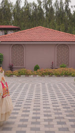 Tradition Meets Trend – Gamthi Lehenga with Mirror Work