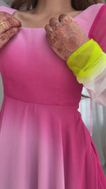 SAHELI STYLE PRESENTS PADDING ANARKALI GOWN PAIR